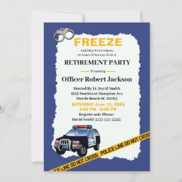 Funny polisman, inbjudan till Pension-partiet