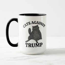 Funny Political Cat Feminist Anti-Trump Coffee Mugg