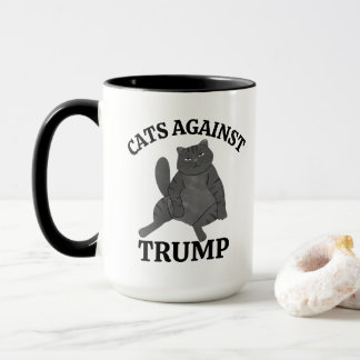 Funny Political Cat Feminist Anti-Trump Coffee Mugg