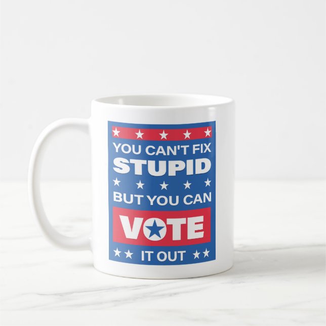 Funny Politik-citat Mugg (Vänster)