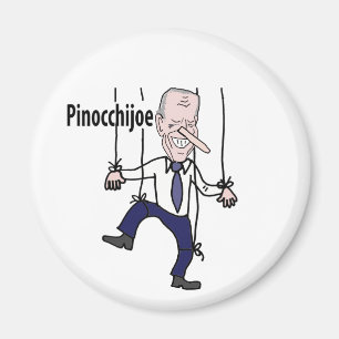 Funny politisk antiJoe Biden Pun Magnet