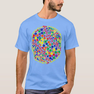 Funny Polka Dot Softball Älskare Player Internatio T Shirt