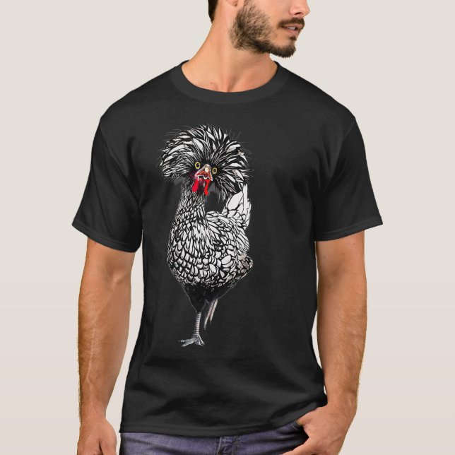 Funny polsk Chicken Backyard Chicken Coop Farm T Shirt (Framsida)