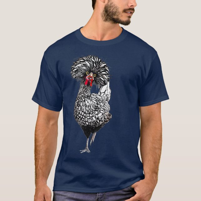 Funny polsk Chicken Backyard Chicken Coop Farm T Shirt (Framsida)