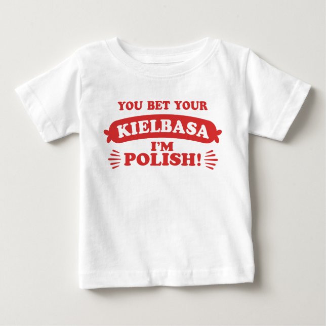 Funny polsk Kielbasa Tee (Framsida)