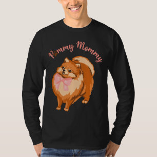 Funny Pommanian Hund Pmamma Mamma T Shirt