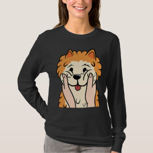 Funny Pommanian Knubbig Cheeks T Shirt