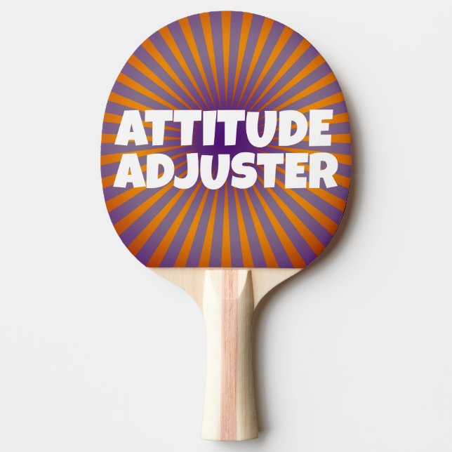 FUNNY PONG PADDLE ATTITUDE ADJUSTER PINGISRACKET (Framsidan)