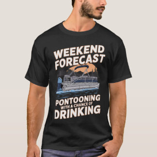 Funny Pontoon Captain Art For Men Women Pontoon Bo T Shirt