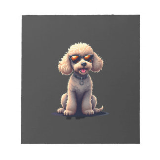 Funny Poodle Animal Lover Dogs Graphic Cute Dog Ow Anteckningsblock