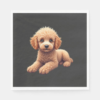 Funny Poodle Animal Lover Dogs Graphic Cute Dog Ow Pappersservett