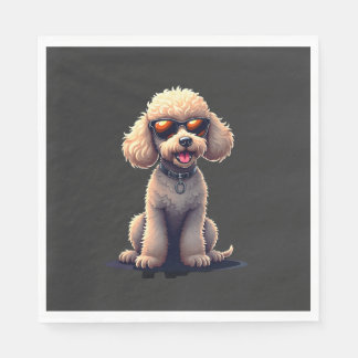 Funny Poodle Animal Lover Dogs Graphic Cute Dog Ow Pappersservett