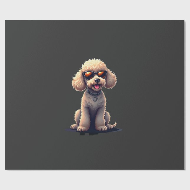 Funny Poodle Animal Lover Dogs Graphic Cute Dog Ow Presentpapper (Platt)