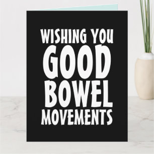 FUNNY poop-skämt BIRTHDAY CARD Tack Kort
