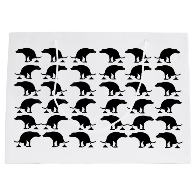 Funny Pooping Dog Pattern (Framsidan)