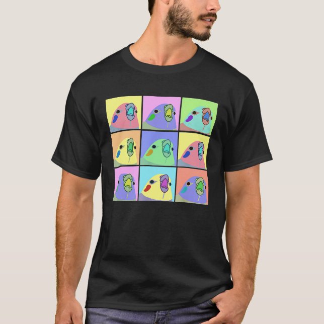 Funny pop Art Cockatiel Birb Memes Pet Birb Cute P T Shirt (Framsida)