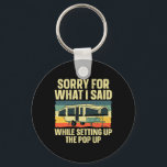 Funny Pop Up Camper Art For Men Women Pop Up Campi Nyckelring<br><div class="desc">Funny Pop Up Camper Art For Men Women Pop Up Camping Lovers 1</div>