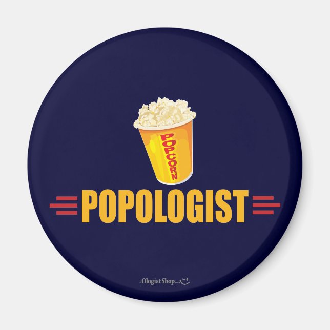 Funny Popcorn Magnet (Framsidan)
