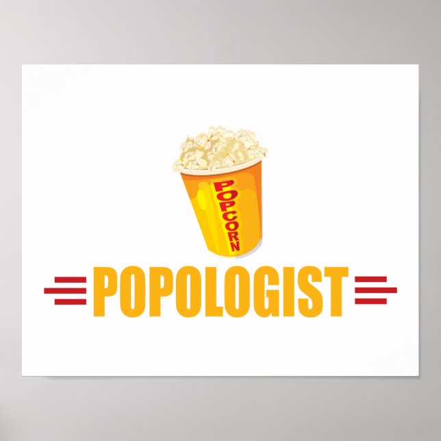 Funny Popcorn Poster (Framsidan)