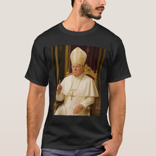Funny Pope Trump Tee Meme Funny (Framsida)