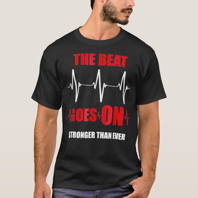 Funny post-Heart-kirurgi T Shirt (Framsida)