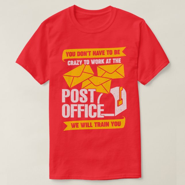 Funny Post Office Postal Worker Gift T Shirt (Design framsida)