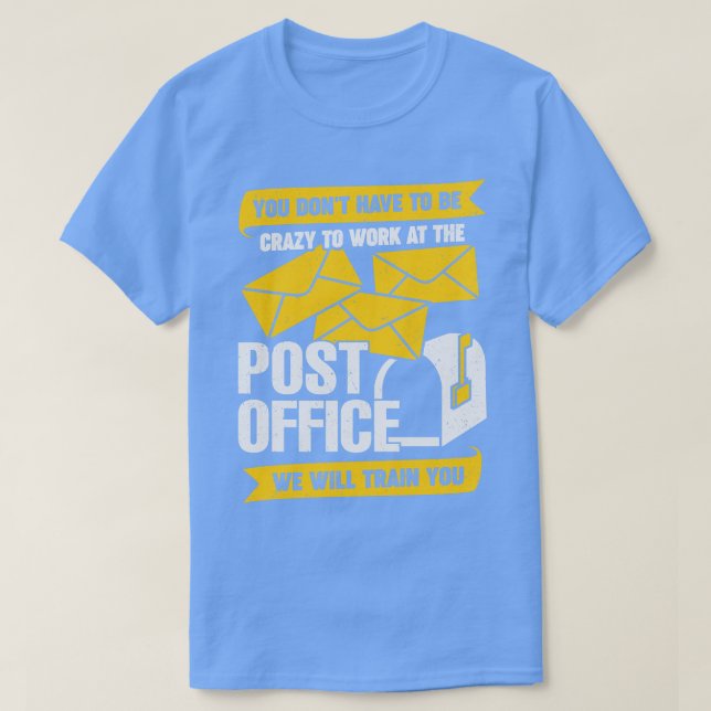 Funny Post Office Postal Worker Gift T Shirt (Design framsida)