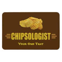 Funny Potato Chip Älskare Magnet