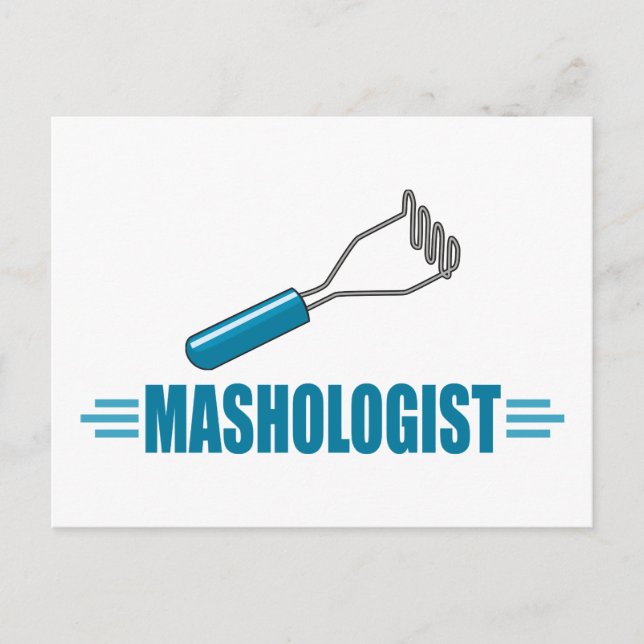 Funny Potato Masher Vykort (Framsida)