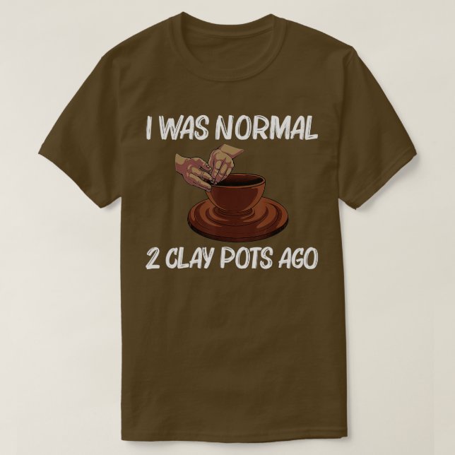 Funny pottery För manar Women Pot Ceramic Artistic T Shirt (Design framsida)