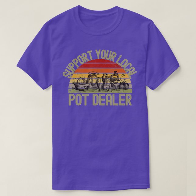 Funny Pottery Gift For Pot Dealer Men Women Potter T Shirt (Design framsida)