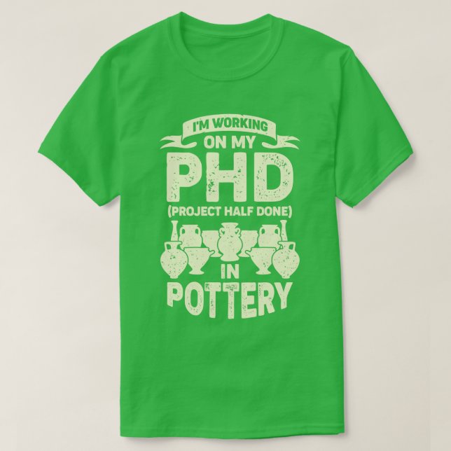 Funny Pottery Maker Hob T Shirt (Design framsida)
