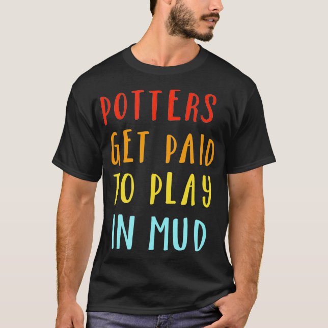 Funny Pottery T Gift Underbar Potter Hobby Shirt (Framsida)