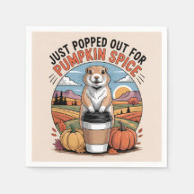 Funny Prairie Dog Fall Pumpkin Spice Humor