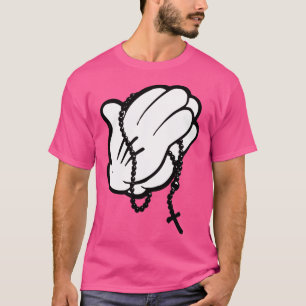 Funny Praying Händer T Shirt