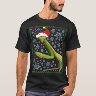 Funny Praying Mantis Gift-jul (2) T Shirt