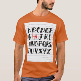 Funny Pre K Kindergarten Hi Alphabet Back To Schoo T Shirt