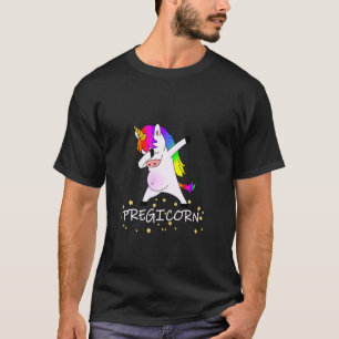 Funny Pregicorn Unicorn Pregosaurus T Shirt