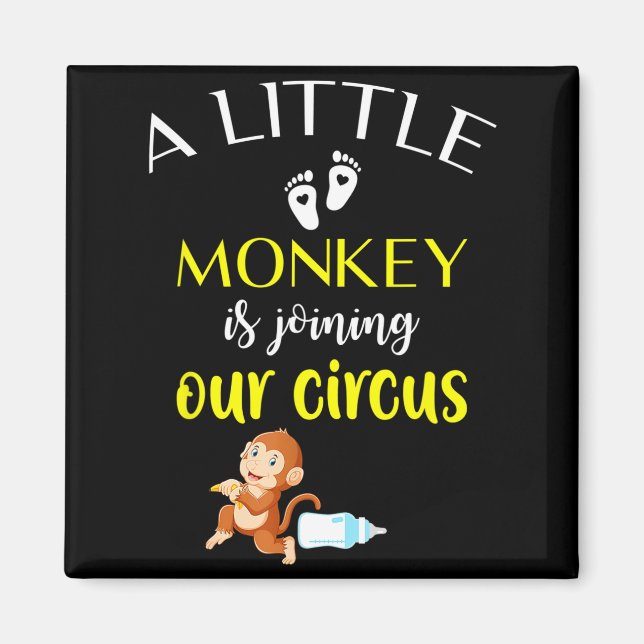 Funny Pregnancy Announcement New Baby Reveal  Magnet (Framsidan)