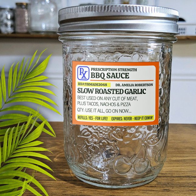 Funny Prescription Strength Food Label Mat Etiketter (Skapare uppladdad)