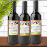 Funny Prescription White Vinflaska Etikett<br><div class="desc">Lustigt förskrivningsmärke för dessa vita vin flaska-etiketter.</div>