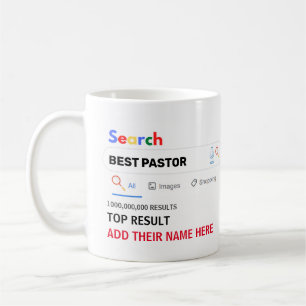Funny presenterar PASTOR PRIEST DEACON MINISTER CL Kaffemugg