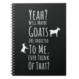 Funny Presents For Goat Lovers Farm Animals Humor Anteckningsbok