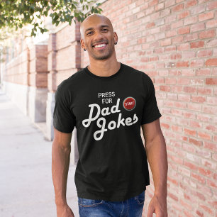 Funny Press for Pappa Jokes T Shirt