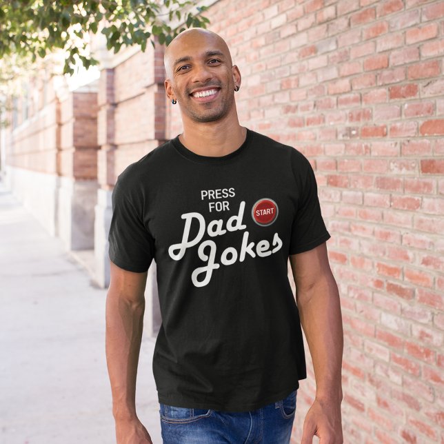 Funny Press for Pappa Jokes T Shirt (Skapare uppladdad)