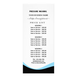 Funny Pressure Washing  Power Wash Price List Reklamkort
