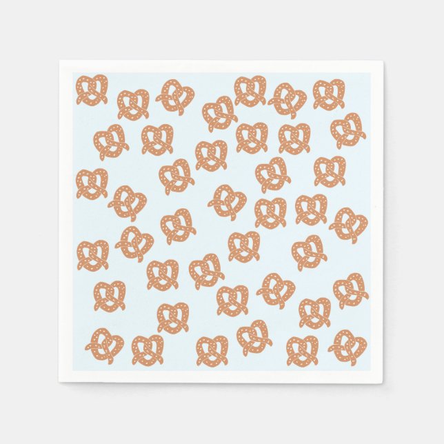 Funny Pretzel Papper Napkins Pappersservett (Framsidan)