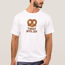 Funny Pretzel T-Shirt - Vrid till glädjen