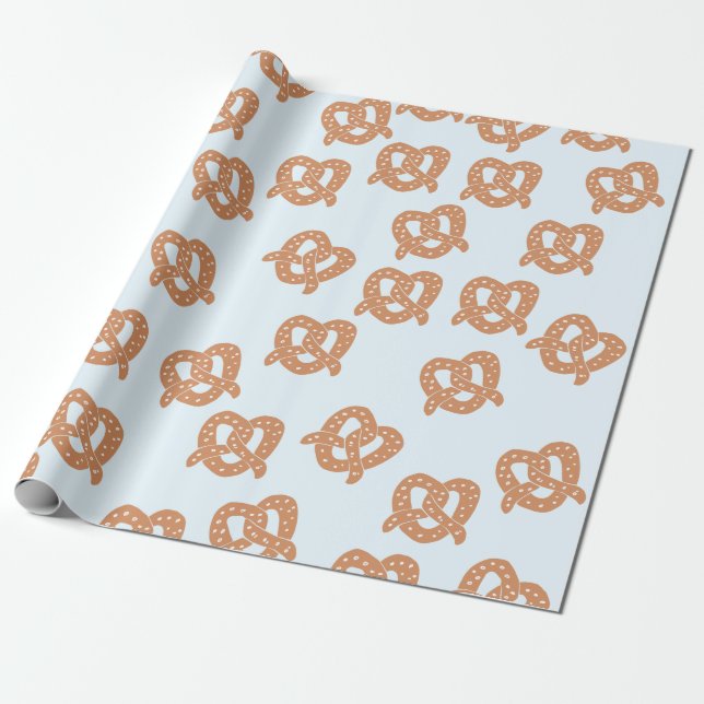 Funny Pretzel Wrapping Papprare Presentpapper (Utrullad)