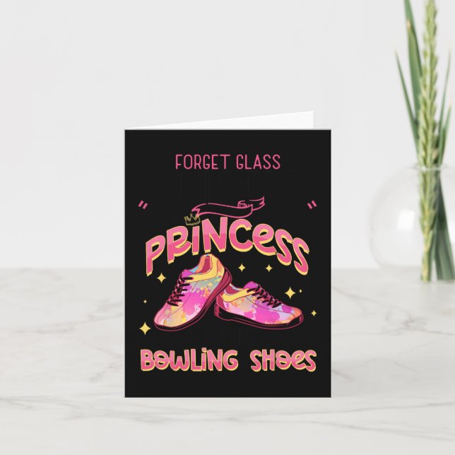 Funny Princess Bowling Shoes Bowlers Kort (Framsida)